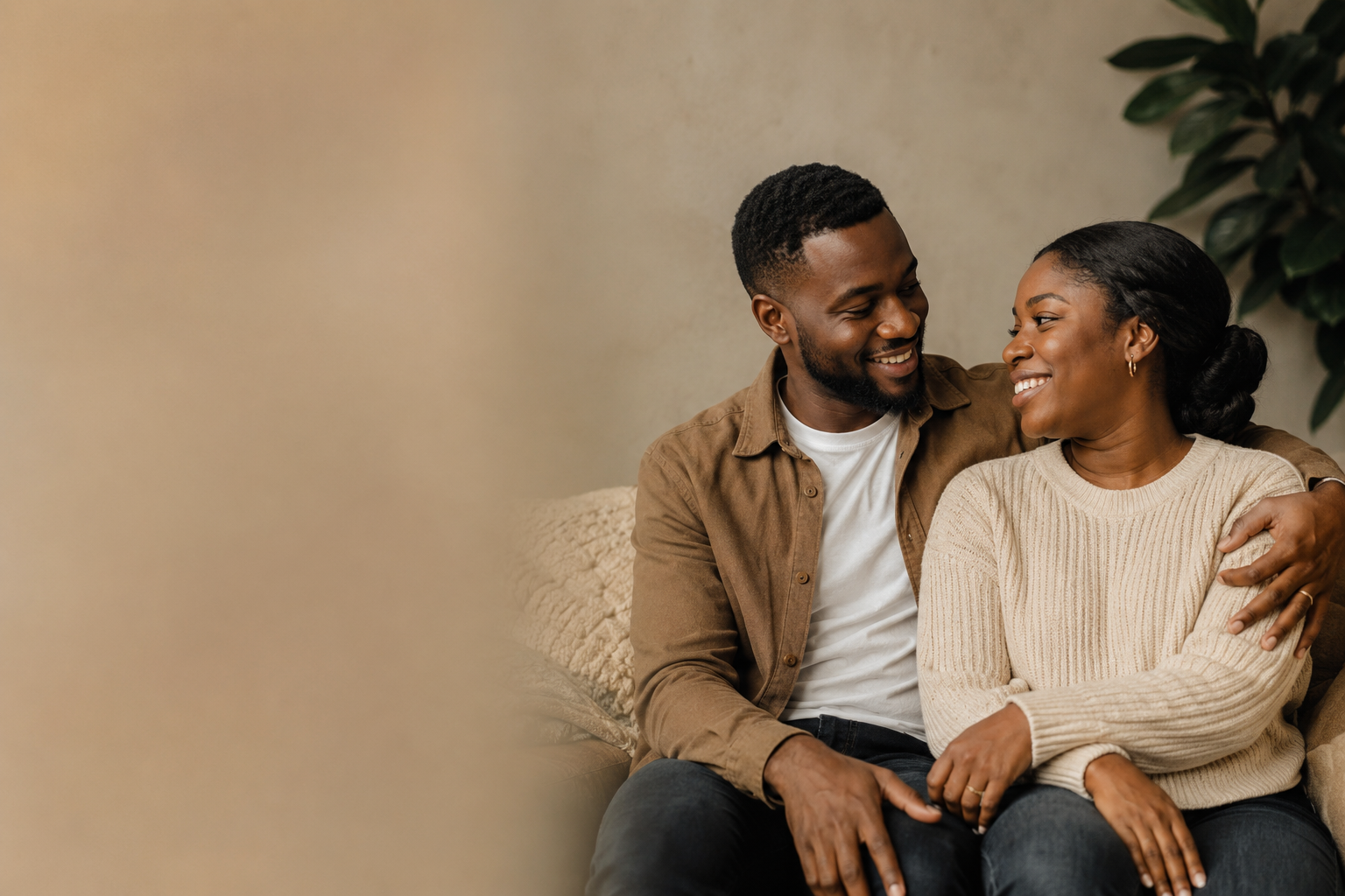 A couple connected by faith